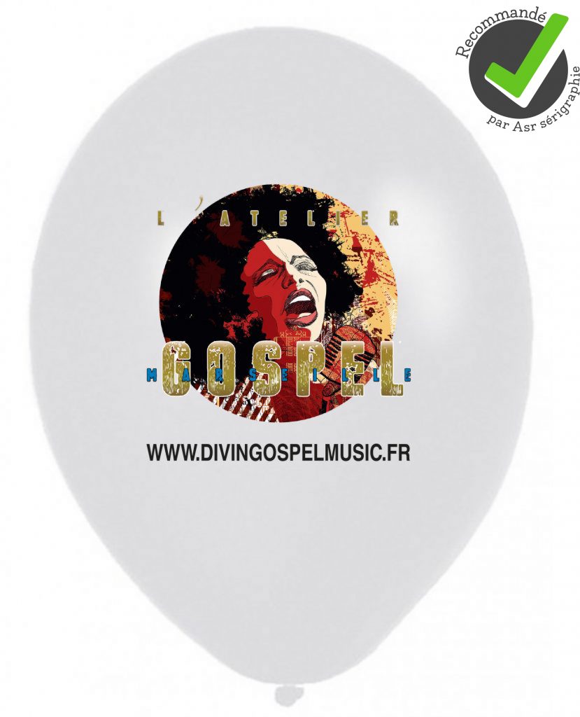 Ballons en latex avec marquage couleurs Image